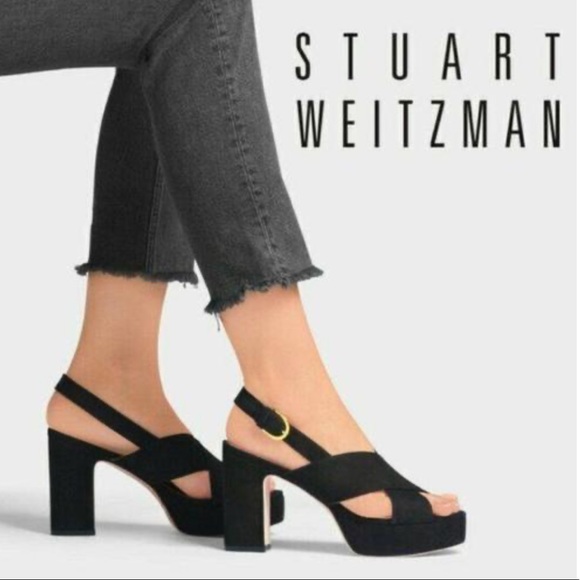 Stuart Weitzman “Jerry” suede platform